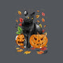 Cat Leaves and Pumpkins-none adjustable tote-DrMonekers