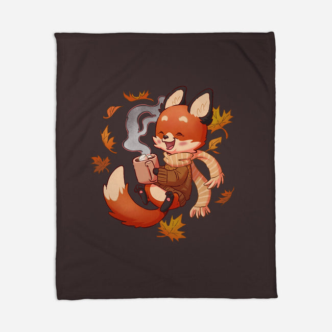 Cozy Fox Fall-none fleece blanket-DoOomcat