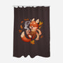 Cozy Fox Fall-none polyester shower curtain-DoOomcat