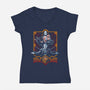 Enter The Cenobites-womens v-neck tee-daobiwan