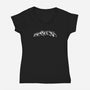 Hallownest-womens v-neck tee-Phi