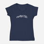 Hallownest-womens v-neck tee-Phi