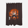 Tails Unleashed-none polyester shower curtain-constantine2454
