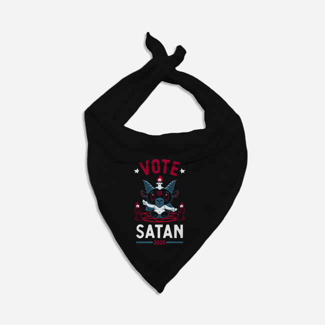 Vote Satan 2020-dog bandana pet collar-Nemons