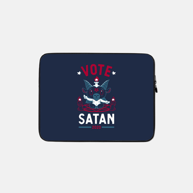 Vote Satan 2020-none zippered laptop sleeve-Nemons