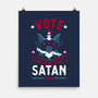 Vote Satan 2020-none matte poster-Nemons