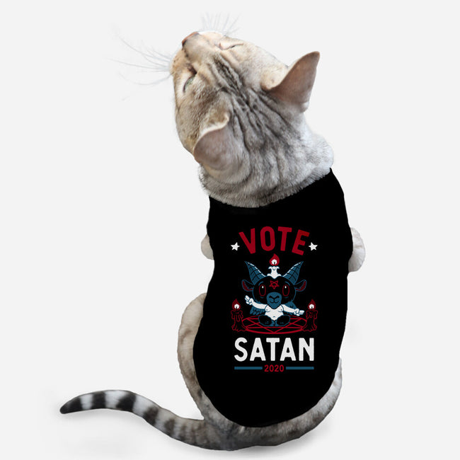 Vote Satan 2020-cat basic pet tank-Nemons