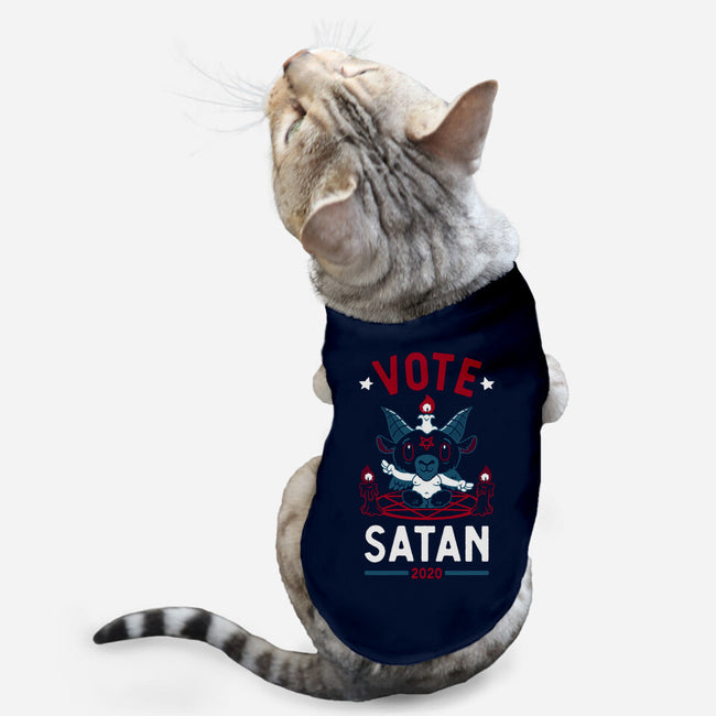 Vote Satan 2020-cat basic pet tank-Nemons