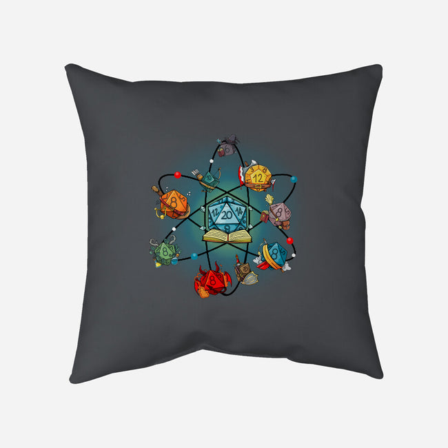 Chemical Dice-none non-removable cover w insert throw pillow-Vallina84