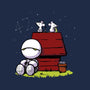 Marvin Peanuts-womens v-neck tee-BlancaVidal