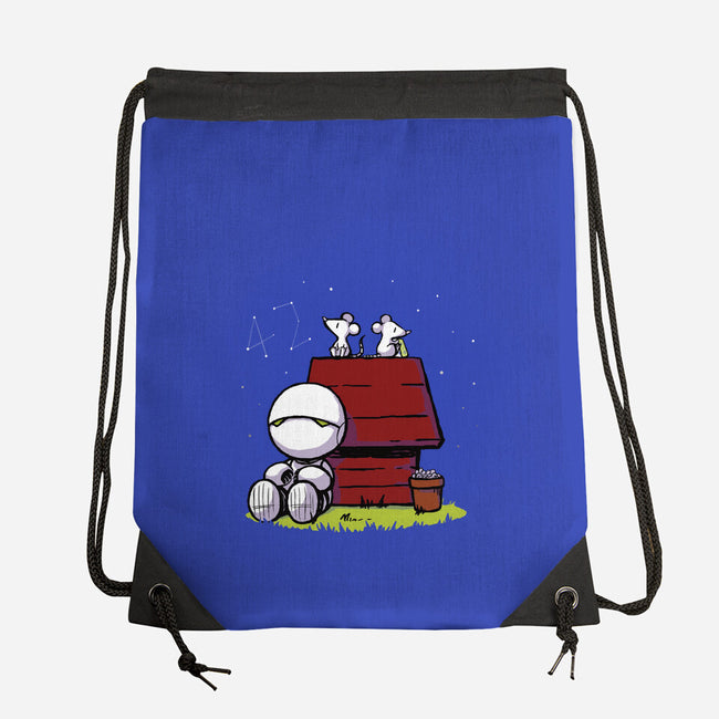 Marvin Peanuts-none drawstring bag-BlancaVidal