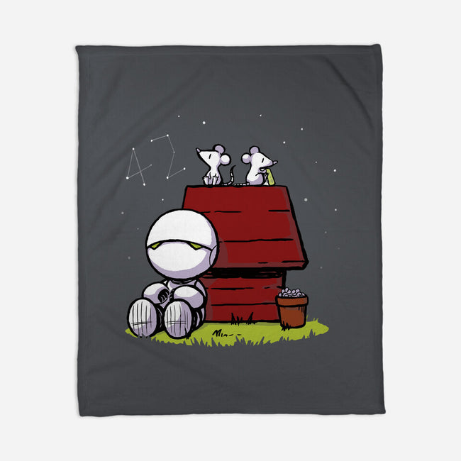 Marvin Peanuts-none fleece blanket-BlancaVidal