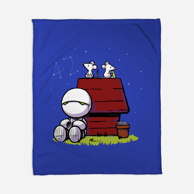 Marvin Peanuts-none fleece blanket-BlancaVidal