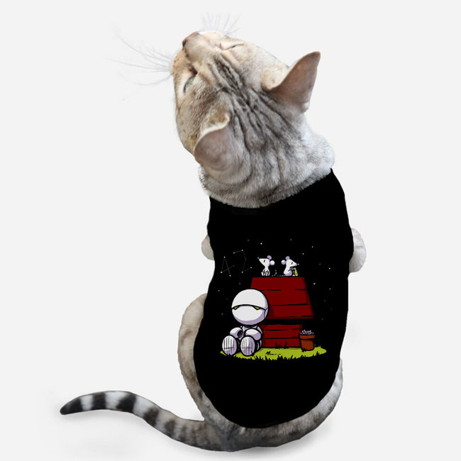 Marvin Peanuts-cat basic pet tank-BlancaVidal