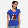 Marvin Peanuts-womens v-neck tee-BlancaVidal