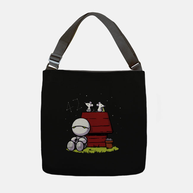 Marvin Peanuts-none adjustable tote-BlancaVidal