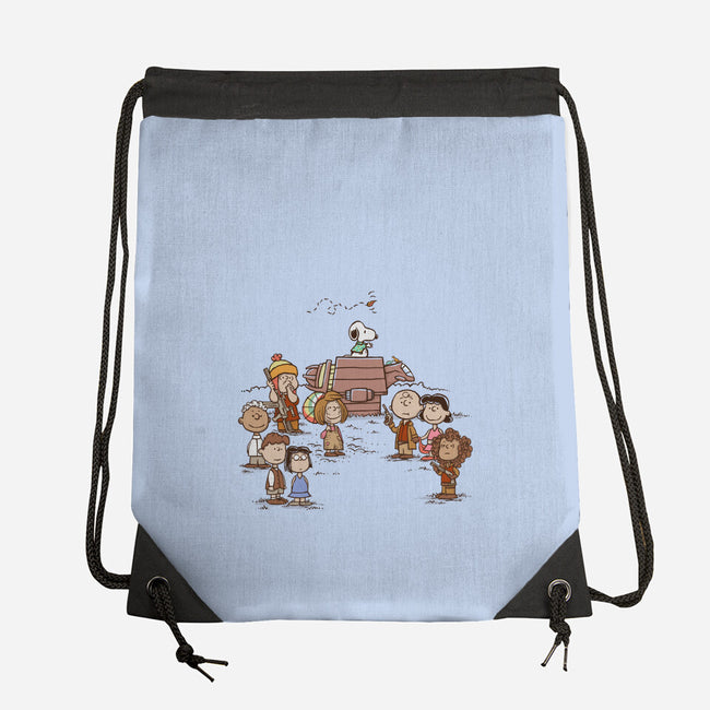 I Am A Leaf On The Wind-none drawstring bag-kg07