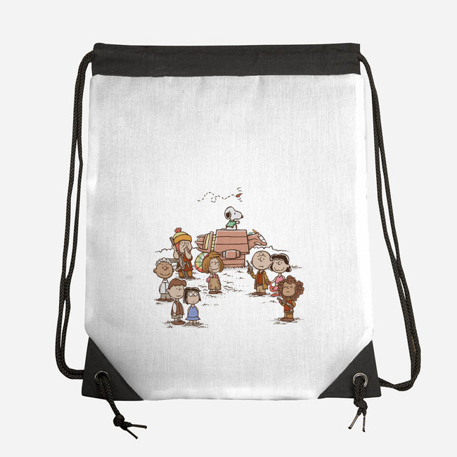 I Am A Leaf On The Wind-none drawstring bag-kg07