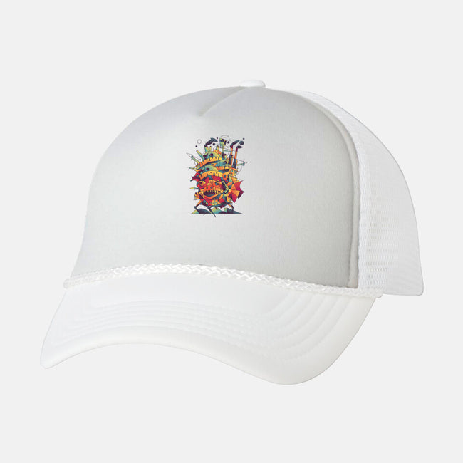 Abstract Castle-unisex trucker hat-victorsbeard