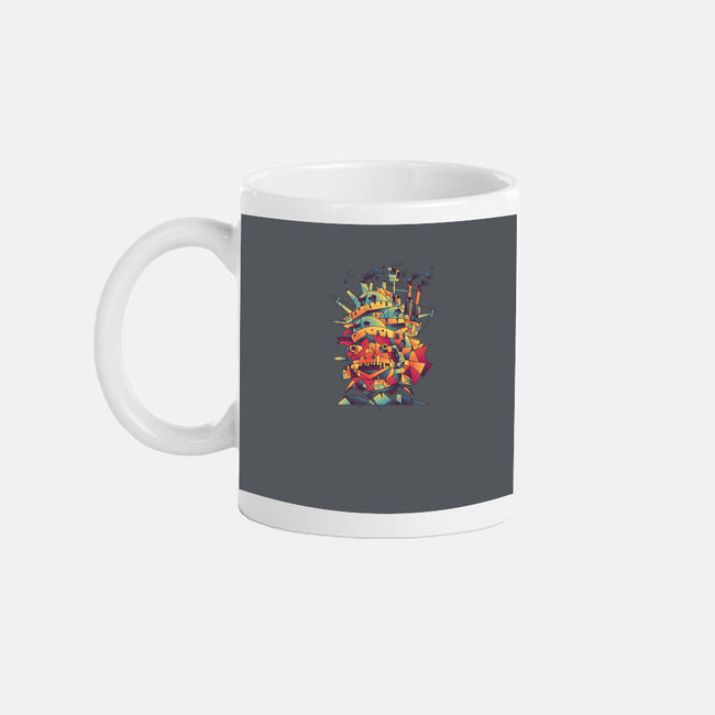 Abstract Castle-none glossy mug-victorsbeard