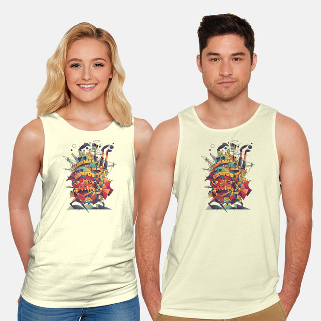 Abstract Castle-unisex basic tank-victorsbeard