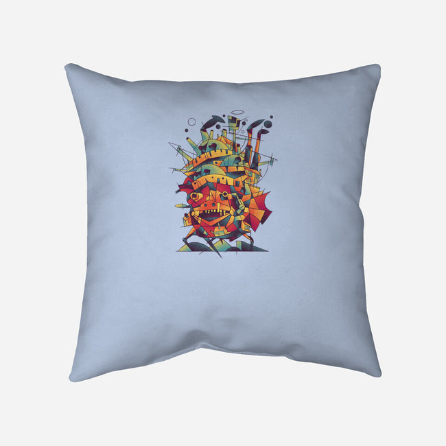 Abstract Castle-none non-removable cover w insert throw pillow-victorsbeard
