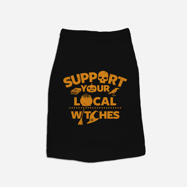 Support Your Local Witches-cat basic pet tank-Boggs Nicolas