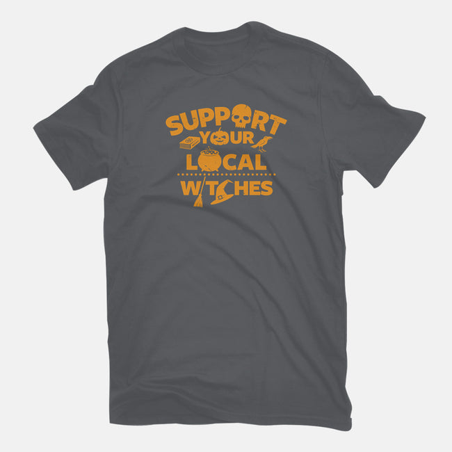 Support Your Local Witches-mens basic tee-Boggs Nicolas