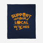 Support Your Local Witches-none fleece blanket-Boggs Nicolas