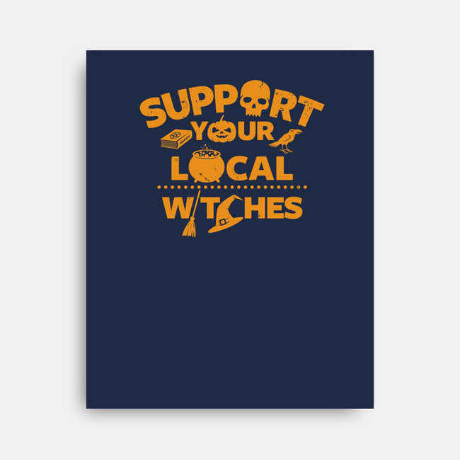 Support Your Local Witches-none stretched canvas-Boggs Nicolas