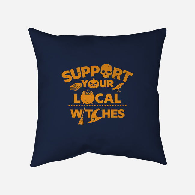 Support Your Local Witches-none removable cover w insert throw pillow-Boggs Nicolas