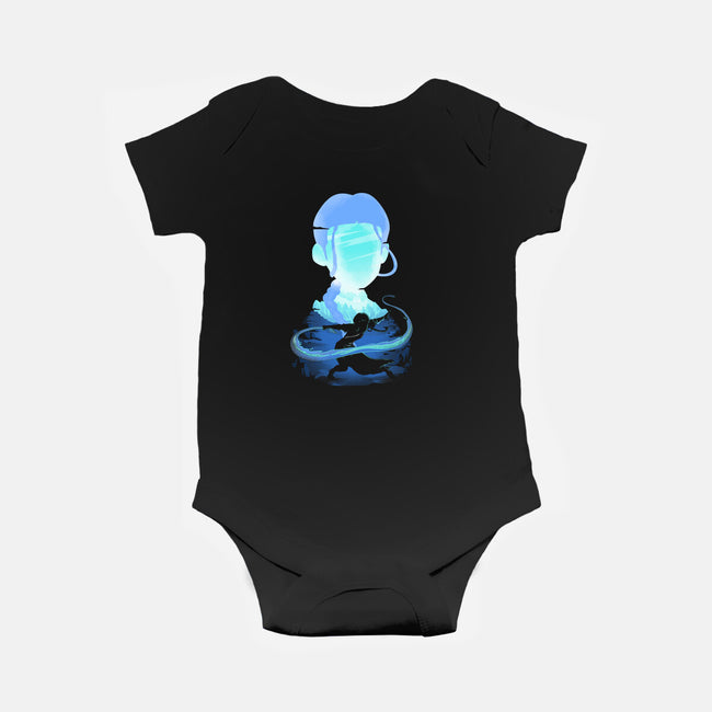 Water And Ice-baby basic onesie-Donnie