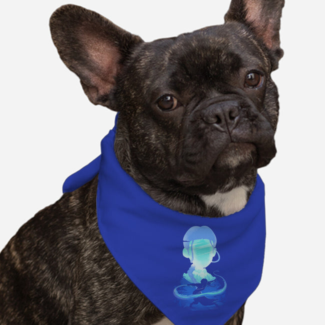 Water And Ice-dog bandana pet collar-Donnie