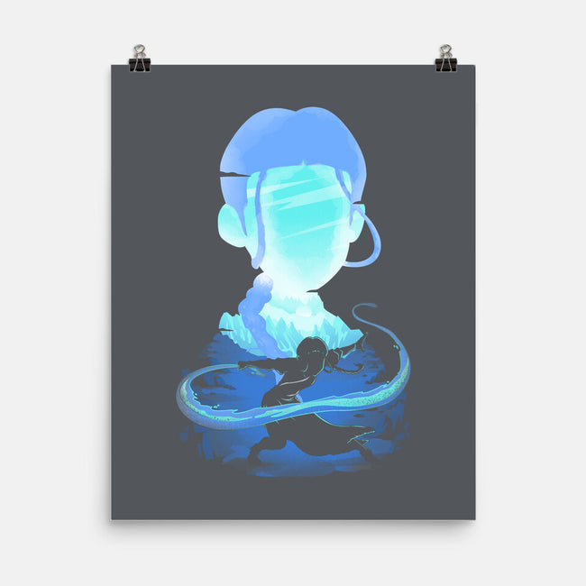 Water And Ice-none matte poster-Donnie