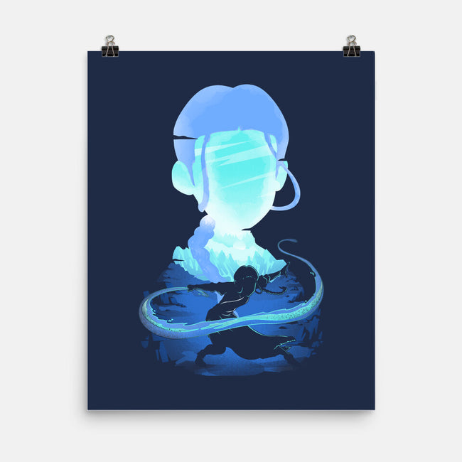 Water And Ice-none matte poster-Donnie