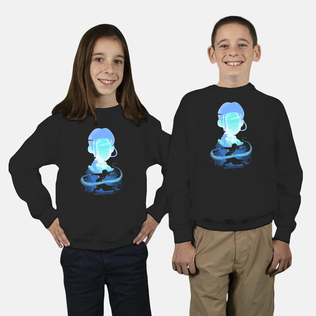 Water And Ice-youth crew neck sweatshirt-Donnie