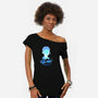 Water And Ice-womens off shoulder tee-Donnie