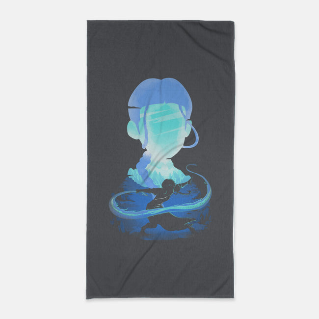 Water And Ice-none beach towel-Donnie