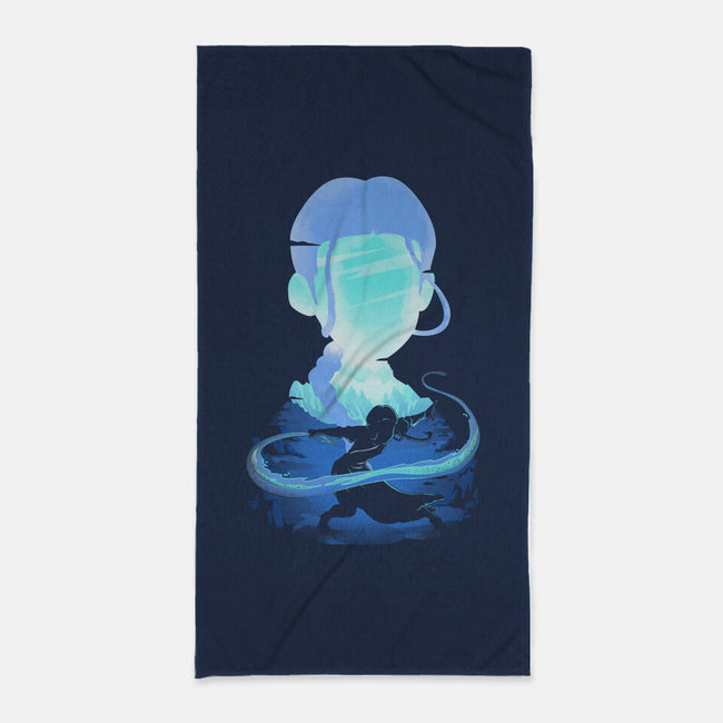 Water And Ice-none beach towel-Donnie