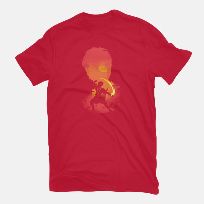 Prince Of Fire-womens fitted tee-Donnie