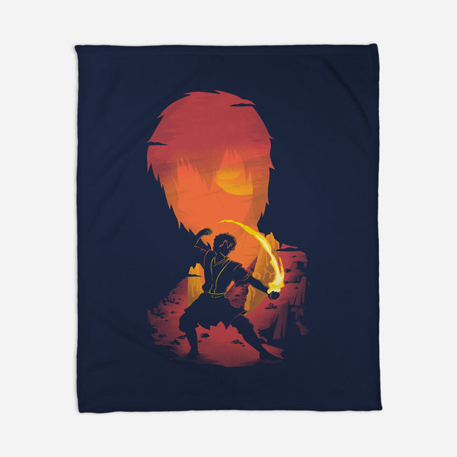 Prince Of Fire-none fleece blanket-Donnie