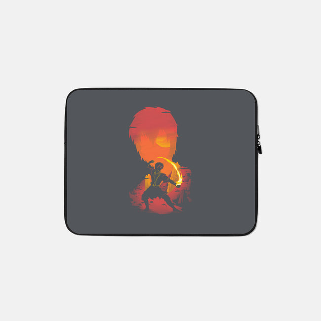 Prince Of Fire-none zippered laptop sleeve-Donnie