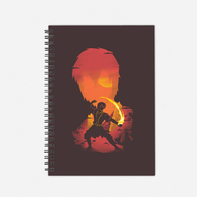 Prince Of Fire-none dot grid notebook-Donnie