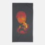 Prince Of Fire-none beach towel-Donnie