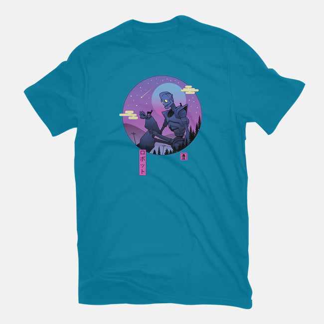 The Gentle Robot-womens fitted tee-vp021