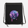 The Gentle Robot-none drawstring bag-vp021