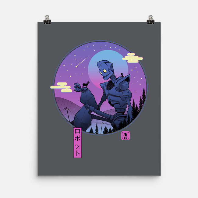 The Gentle Robot-none matte poster-vp021