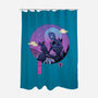 The Gentle Robot-none polyester shower curtain-vp021