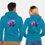 The Gentle Robot-unisex zip-up sweatshirt-vp021