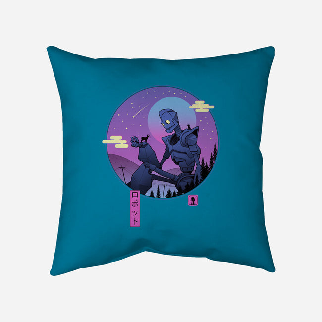 The Gentle Robot-none removable cover w insert throw pillow-vp021